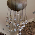 Modern Floating Raindrop Chandelier for Living Room/Staircase/Foyer-Momo Lighting