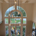 Modern Floating Raindrop Chandelier for Living Room/Staircase/Foyer-Momo Lighting