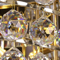 Modern Gold Foyer Extra Large Crystal Chandeliers Round Luxury Ceiling Light Fixture For Hall Entrance-Momo Lighting