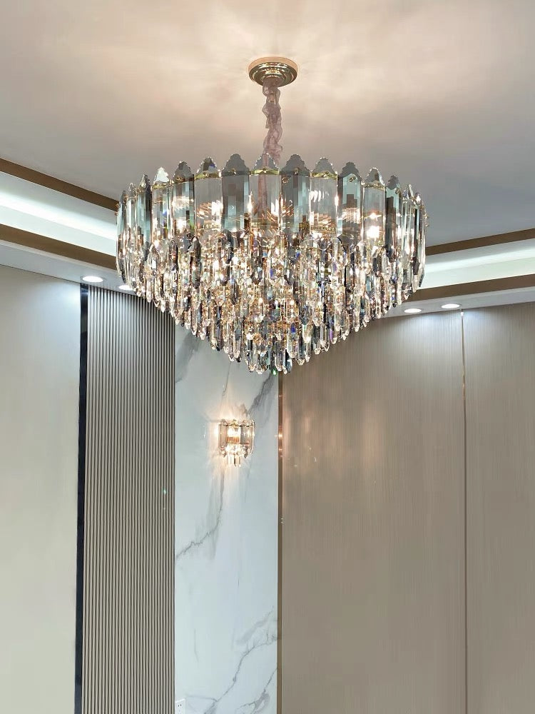 Modern Luxury K9 Crystal Chandelier Ceiling Fixtures Light For Living And for Kitchen Island Dining Rooms-Momo Lighting