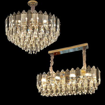 Modern Luxury K9 Crystal Chandelier Ceiling Fixtures Light For Living And for Kitchen Island Dining Rooms-Momo Lighting