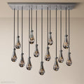 Modern Raindrop Chandelier Rectangle-Momo Lighting