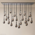 Modern Raindrop Chandelier Rectangle-Momo Lighting