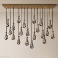 Modern Raindrop Chandelier Rectangle-Momo Lighting