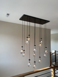 Modern Raindrop Chandelier Rectangle-Momo Lighting