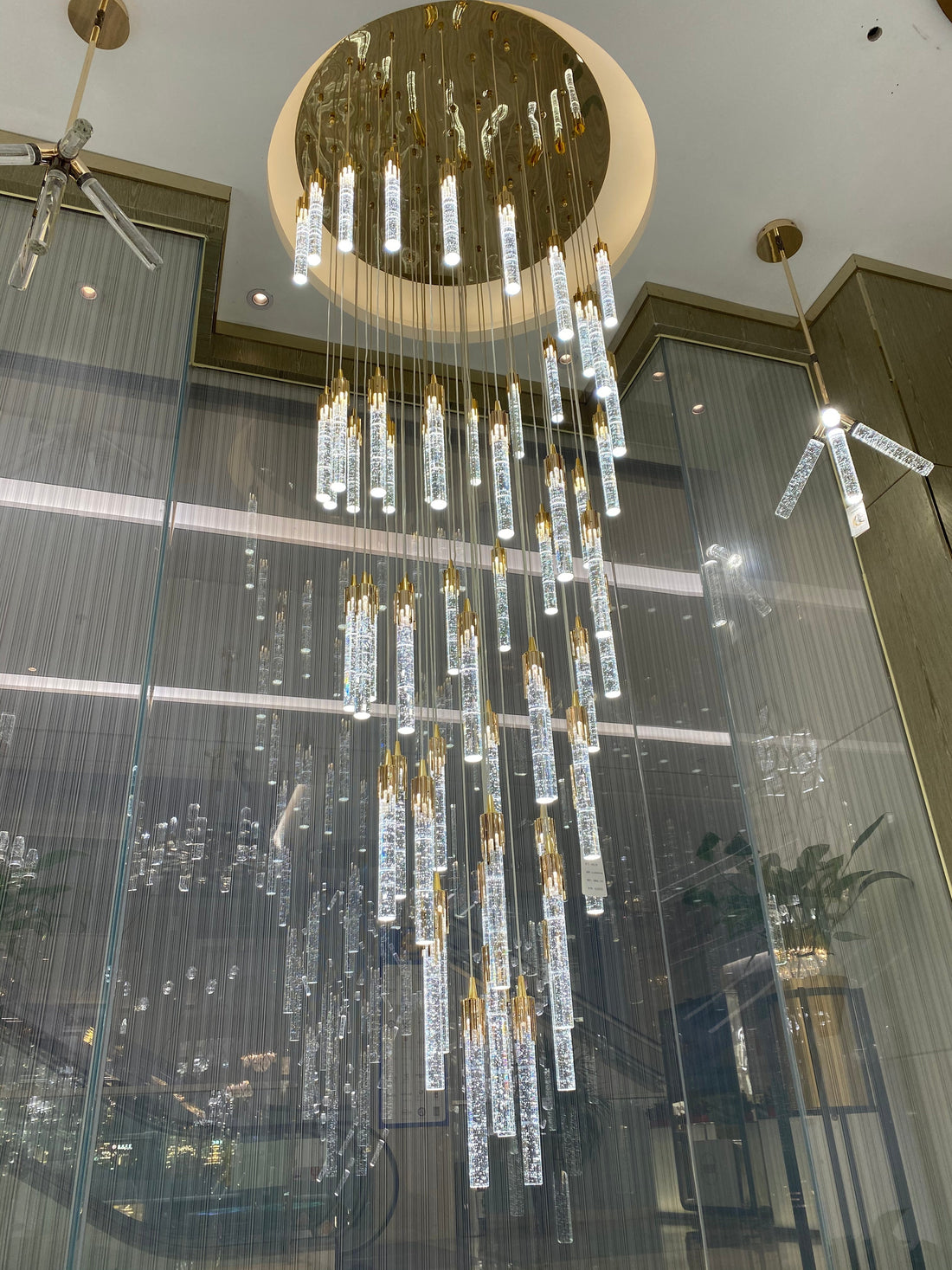 Modern Stair Light Foyer Staircase Hall Ceiling Lamps Spiral Stair Chandelier Crystal Droplight Luxury Hall Decoration Lights-Momo Lighting