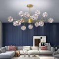 Modern Starlight Chandelier for Living Room Magic Beans Ceiling Light Molecular Dining Room Lamp-Momo Lighting