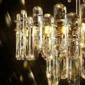 Modern Style Two Layers Crystal Chandelier For Living Room / Round Dining Table-Momo Lighting
