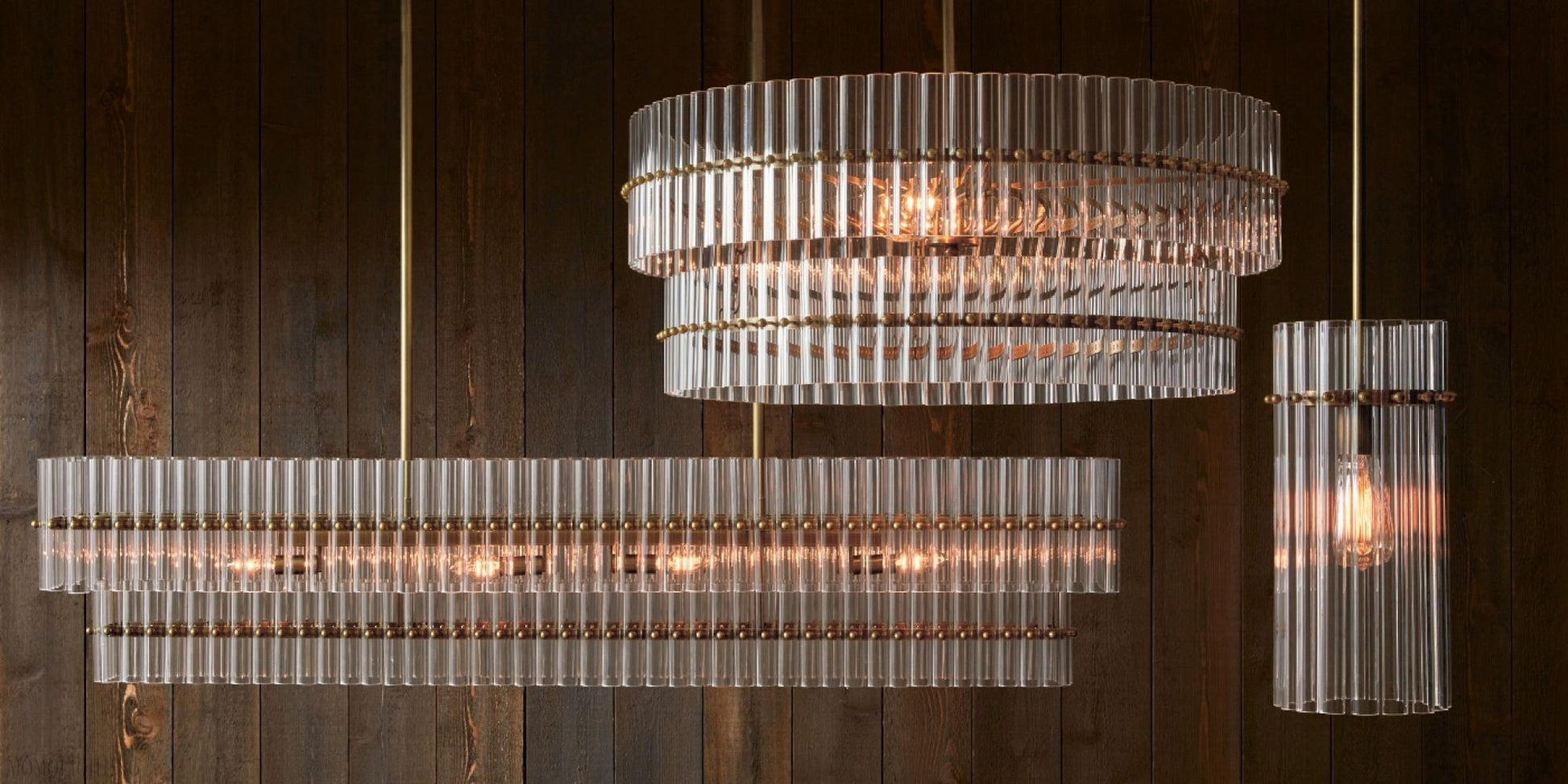 Molly Crystal Linear Chandelier-Momo Lighting