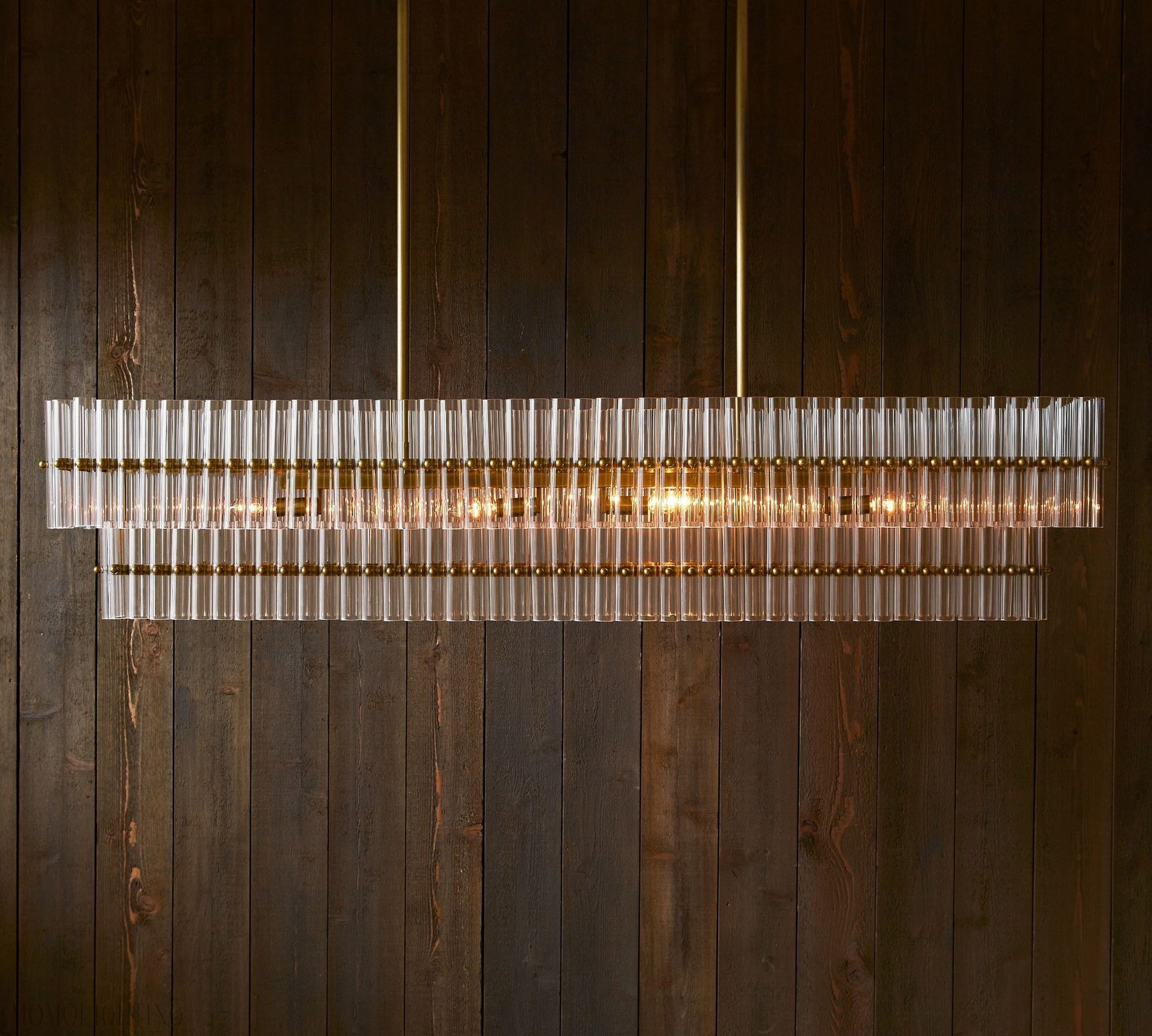 Molly Crystal Linear Chandelier-Momo Lighting