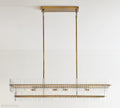 Molly Crystal Linear Chandelier-Momo Lighting