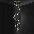 Molly Faceted Crystal Prisms Chandelier-Momo Lighting