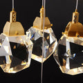 Molly Faceted Crystal Prisms Chandelier-Momo Lighting