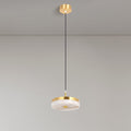 Momo Lighting Brass Round Alabaster Pendant Light For Kitchen