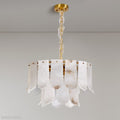 Momo Lighting Luxury Alabaster Round Chandelier For Bedroom-Momo Lighting
