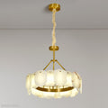 Momo Lighting Modern Alabaster Round Chandelier For Living Room-Momo Lighting