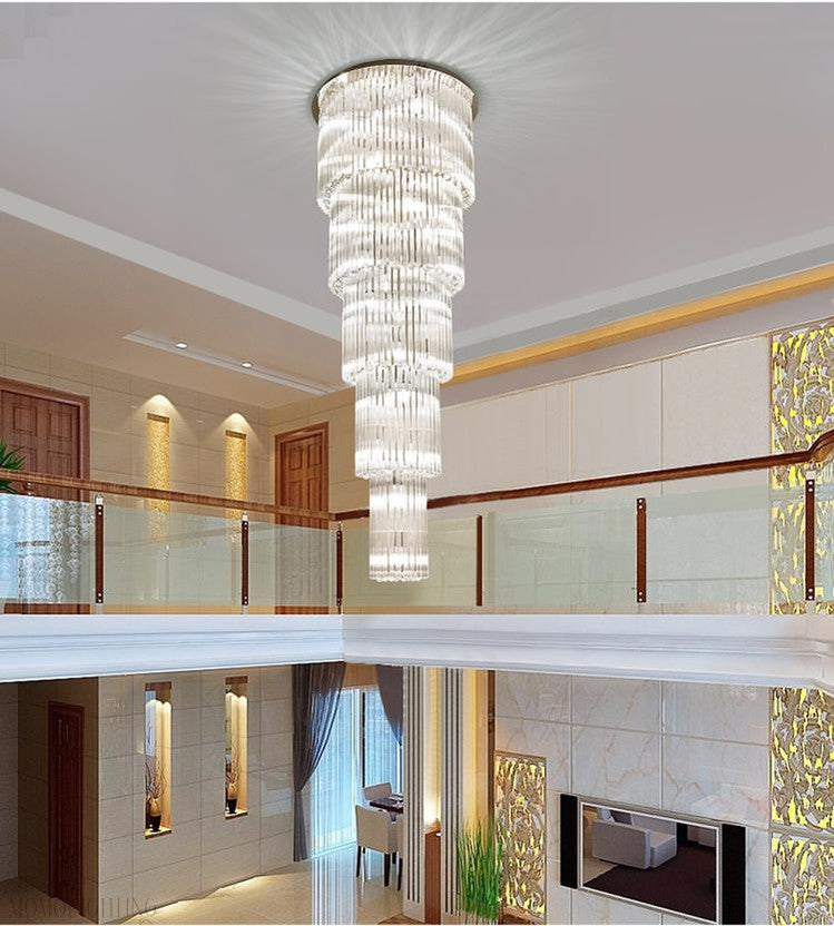 Multiple Tier Crystal Chandelier-Momo Lighting