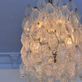 Murano Poliedri Clear Glass Chandelier-Momo Lighting