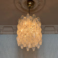 Murano Poliedri Clear Glass Chandelier-Momo Lighting