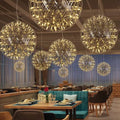 NYRA Firework Round Chandelier-Momo Lighting