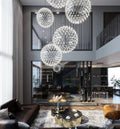 NYRA Firework Round Chandelier-Momo Lighting