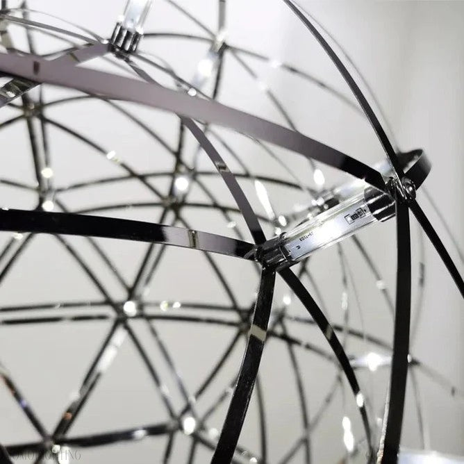 NYRA Firework Round Chandelier-Momo Lighting