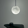 Nami Alabaster Sphere Staircase Chandelier,Multi Pendant Light-Momo Lighting