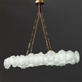 Nasile Alabaster Chain Linear Chandelier-Momo Lighting