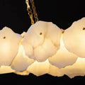 Nasile Alabaster Chain Linear Chandelier-Momo Lighting