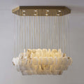 Natural Alabaster Modern Chandelier-Momo Lighting
