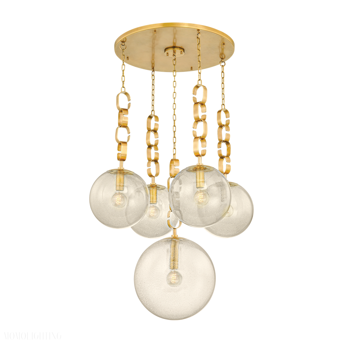 Nessa Clear Functional Design Chandelier-Momo Lighting