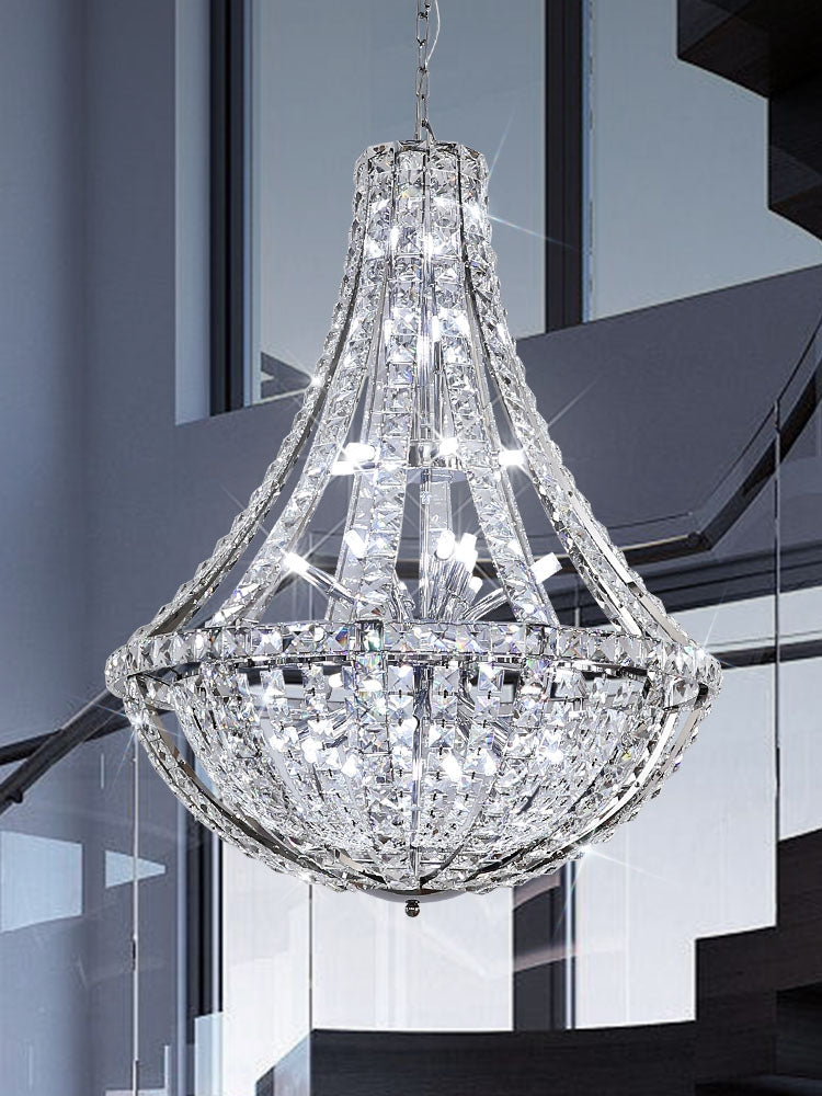 New Extra Large Luxury and Elegant Crystal Chandelier for Living Room/Staircase/Foyer/Villa/Duplex Hall-Momo Lighting