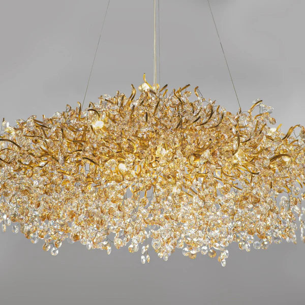 New Modern Light Luxury Branch Crystal Chandelier for Dining /Living Room-Momo Lighting