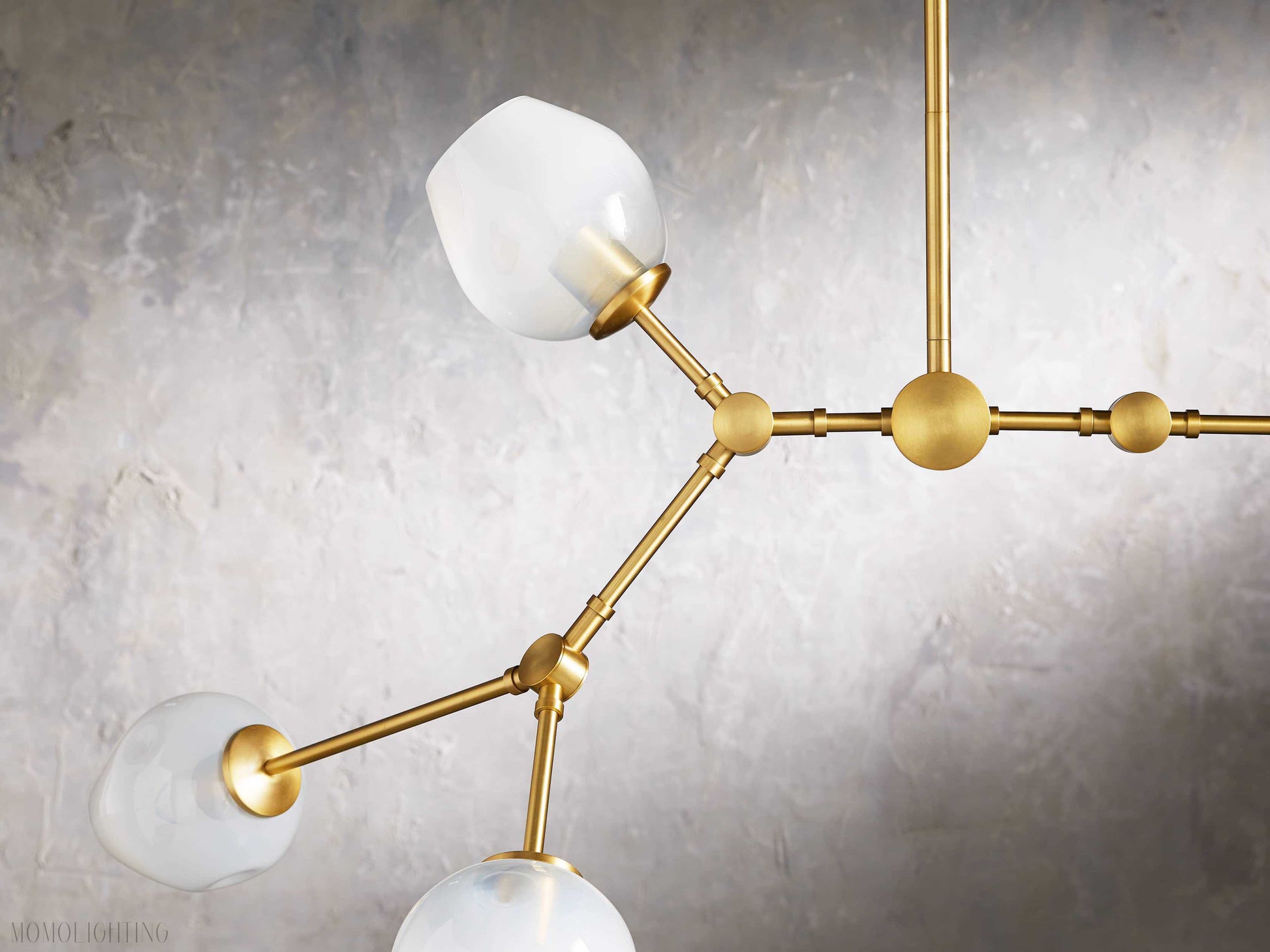 Noella Brass Chandelier 52''-Momo Lighting