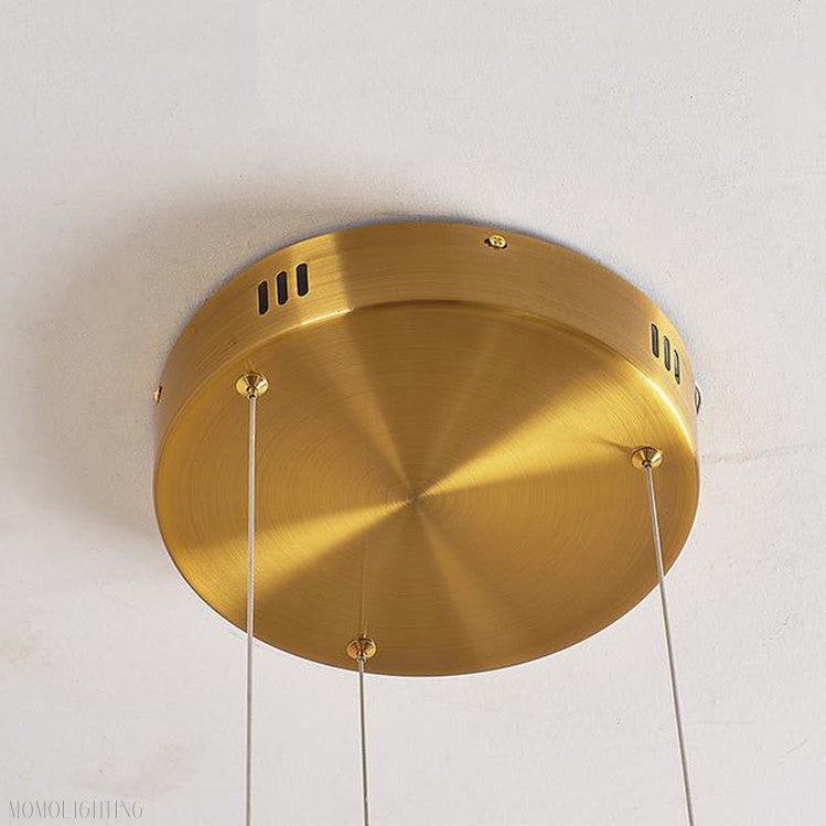 Nolan Halo Crystal Chandelier-Momo Lighting