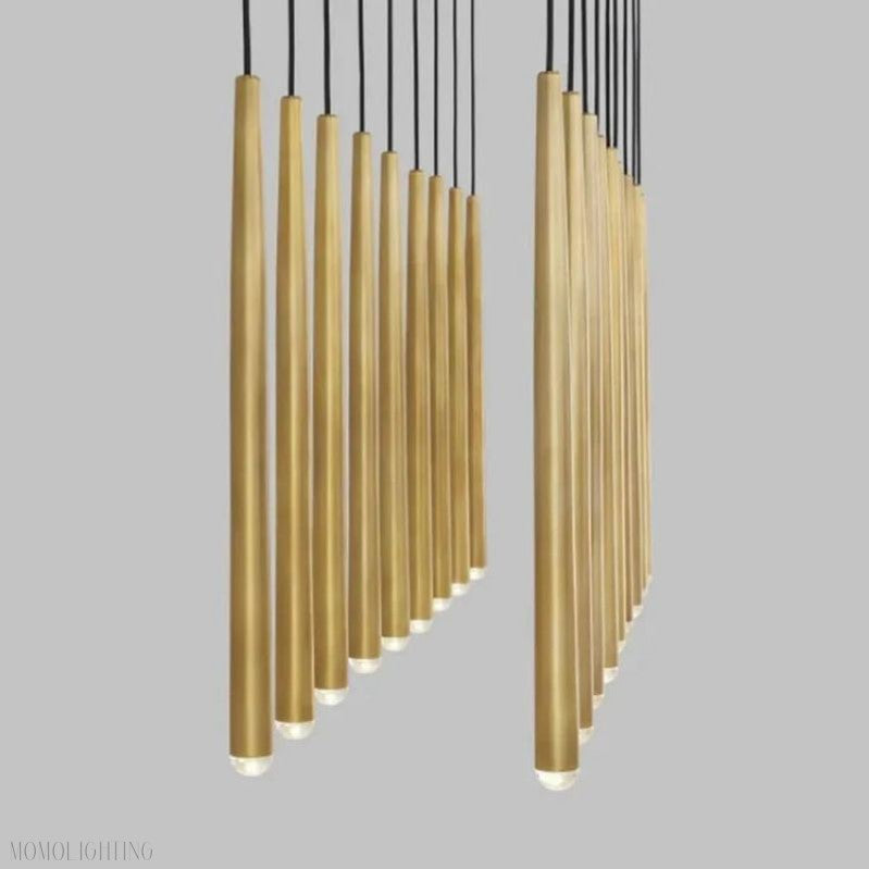 Noland 18-Light Linear Chandelier 48"-Momo Lighting