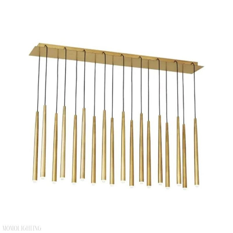 Noland 18-Light Linear Chandelier 48"-Momo Lighting
