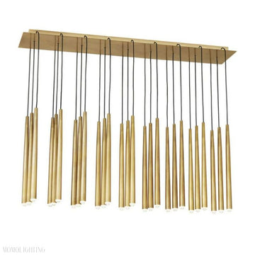 Noland 27-Light Linear Chandelier 48"-Momo Lighting