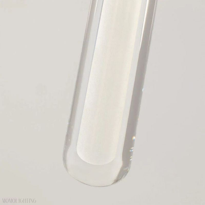 Noland 27-Light Linear Crystal Chandelier 48"-Momo Lighting