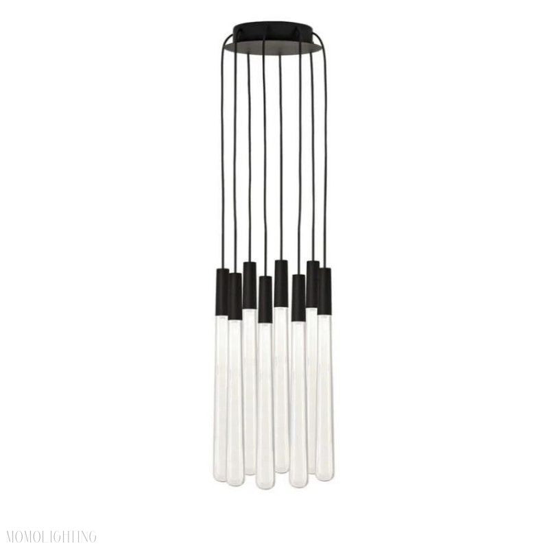 Noland Round Crystal Chandelier-Momo Lighting