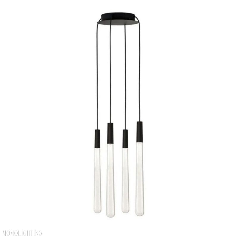 Noland Round Crystal Chandelier-Momo Lighting