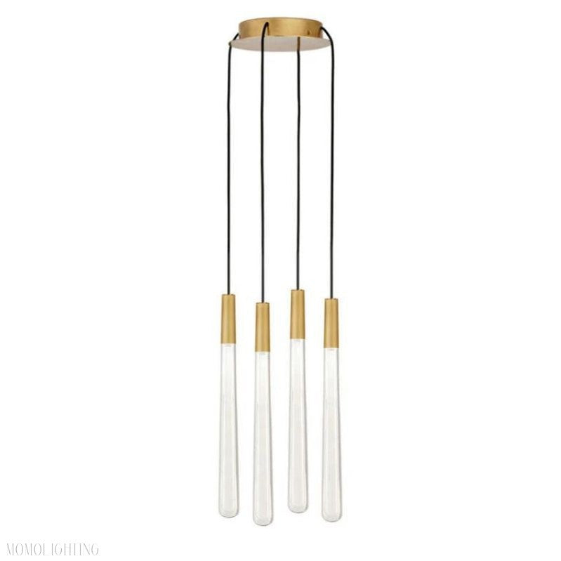 Noland Round Crystal Chandelier-Momo Lighting