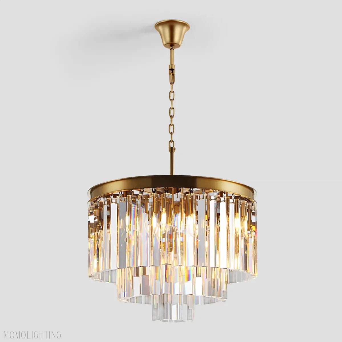 Odeon Crystal Multi-Layer Round Chandelier