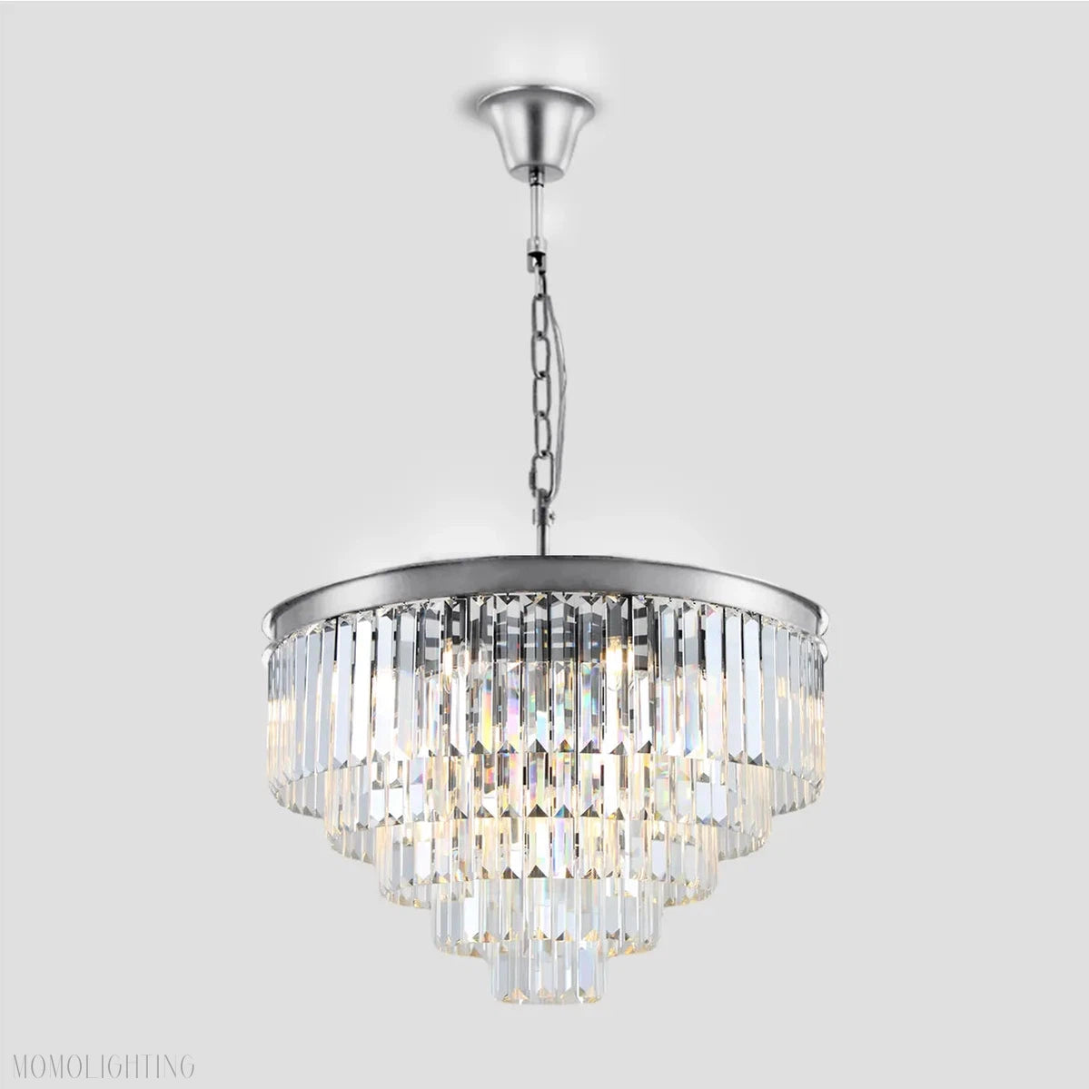 Odeon Crystal Multi-Layer Round Chandelier