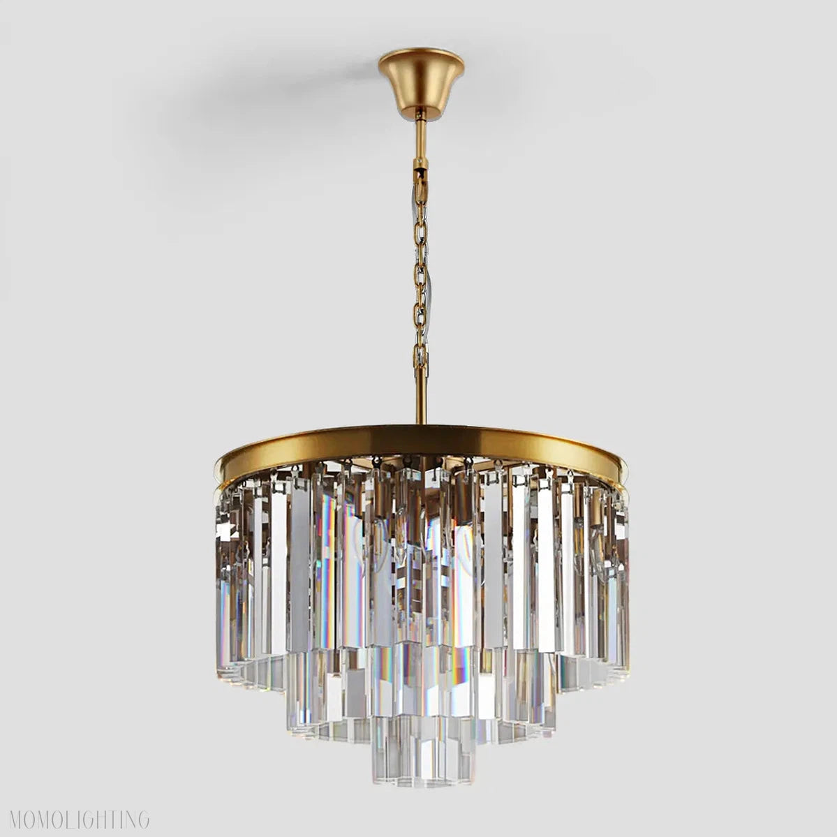 Odeon Crystal Multi-Layer Round Chandelier