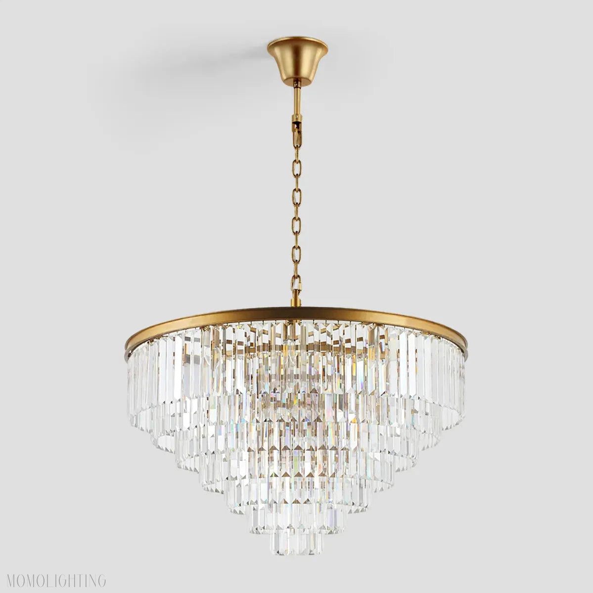 Odeon Crystal Multi-Layer Round Chandelier