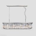 Odeon Crystal Rectangular Chandelier 59“