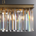 Odeon Crystal Rectangular Chandelier 59“