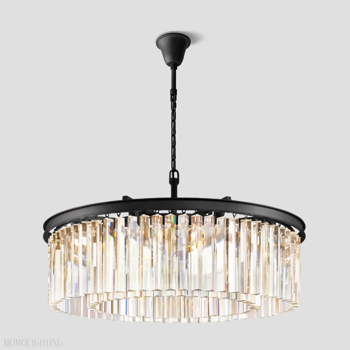 Odeon Crystal Round Chandelier 32"