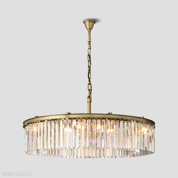 Odeon Crystal Round Chandelier 43"-Momo Lighting